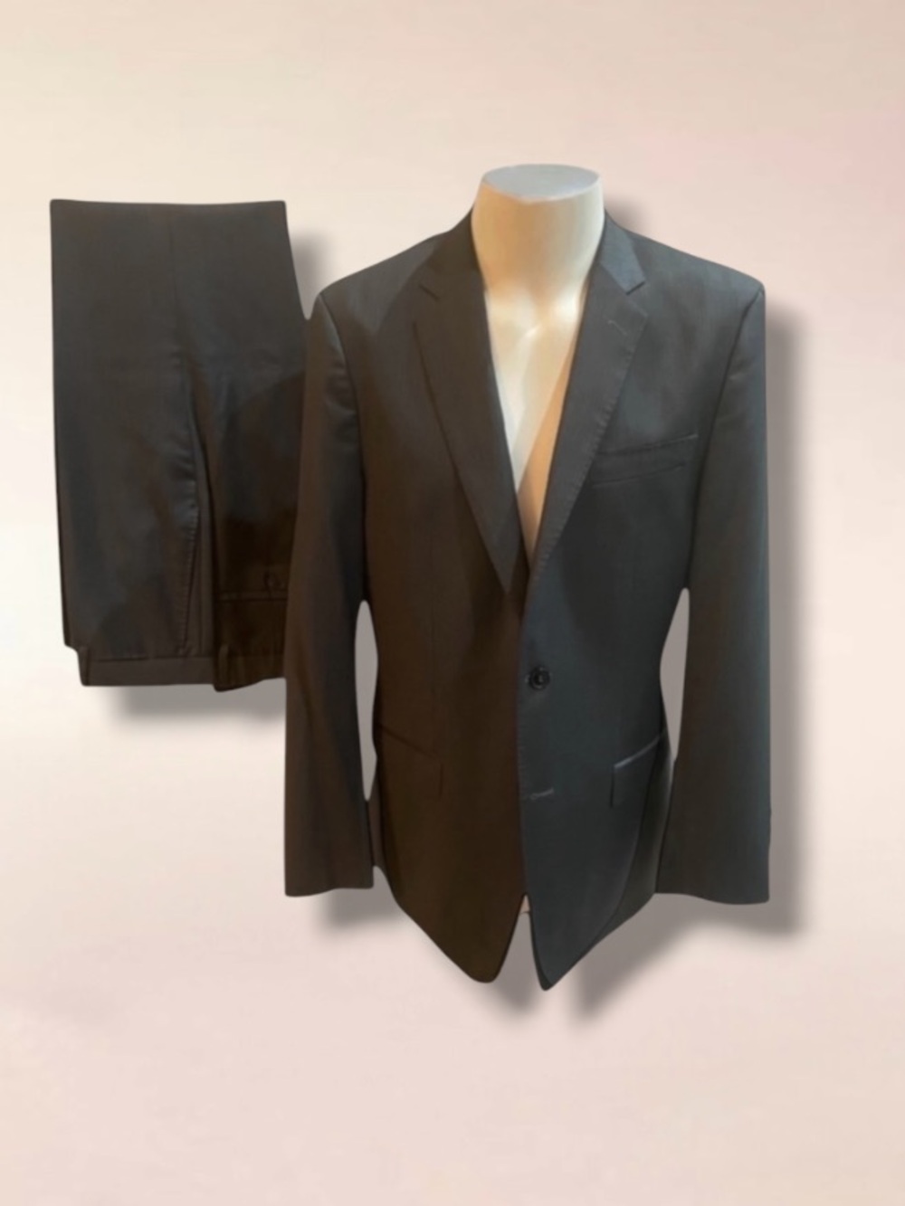 VERSACE COLLECTION GIANNI VERSACE Mens Grey Suit Size EU 50 US 40